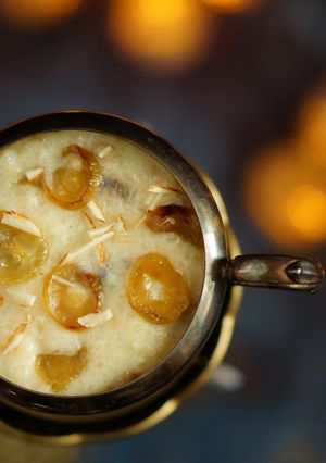 A picture of Green grapes kheer [ Haree angoor ki kheer].