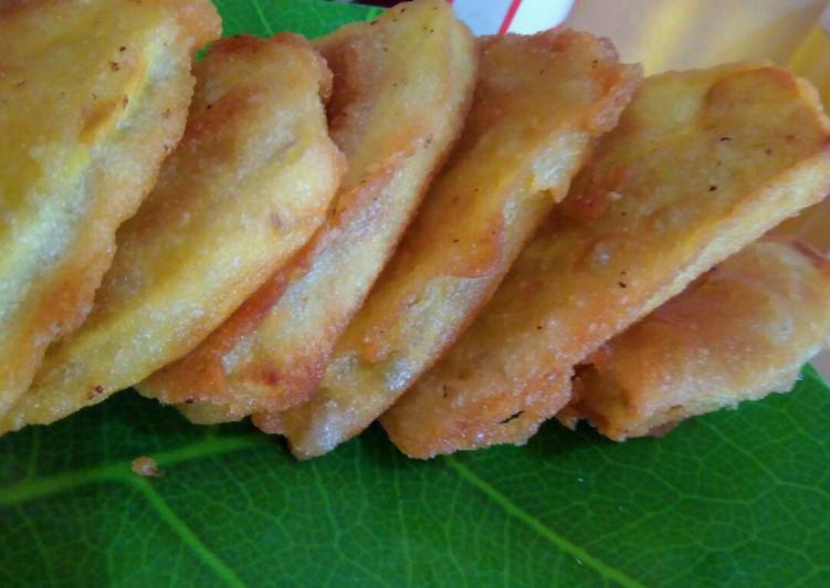 Ubi kuning manis goreng tepung (crispy 😉)