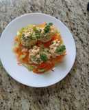 Huevos rellenos de atún