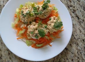 Una foto de Huevos rellenos de atún