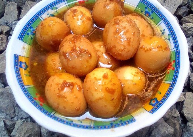 Semur telur puyuh