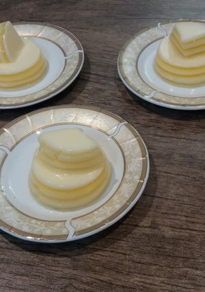 عکسی از دستور ژله ی دو رنگ و نکاتش