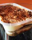 Tiramisú helado express y light!! Con yogur sin crema