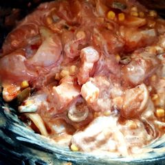 A picture of My Hot but Tasty Chicken Salsa Slow Cook. 😁.