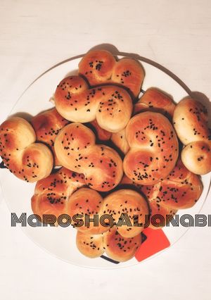 صورة لوصفة لفة خميرة العراقية