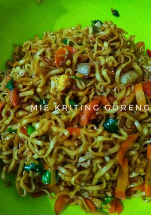 Foto resep Mie kriting goreng