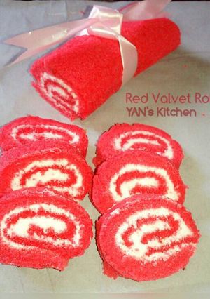 Foto resep Red Valvet Roll Cake