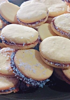 Una foto de Alfajor de maicena sin tacc