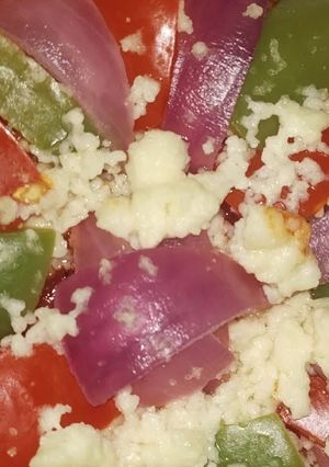 A picture of Wheat flour pizza recipe.