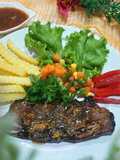 Beef Steak and Mushroom Sauce