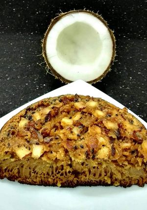 A picture of Kalathappam(traditional Malabar delicacy).