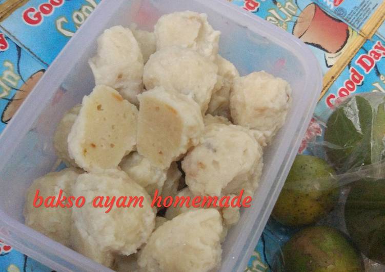 Bakso ayam homemade