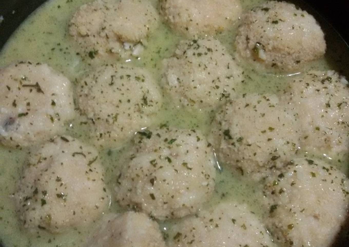 Albóndigas de merluza en salsa verde con Thermomix