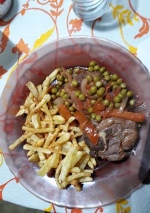 Una foto de Cordero a la olla