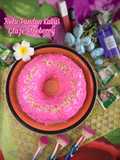 Bolu Pandan Kukus Glaze Stroberry