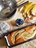 Banana bread. Apto para personas con diabetes