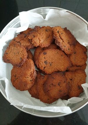 Una foto de Galletas de almendra con chocolate, muy fáciles
