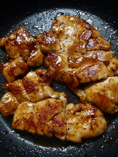 A picture of Pan-Seared Chicken Breast with Honey Sauce.