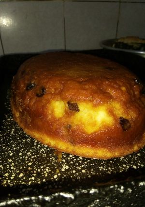 Una foto de Budín de pan fácil rápido y económico