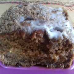 Una foto de Budín de chocolate.Con chispita