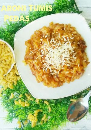Foto resep Makaroni tumis pedas