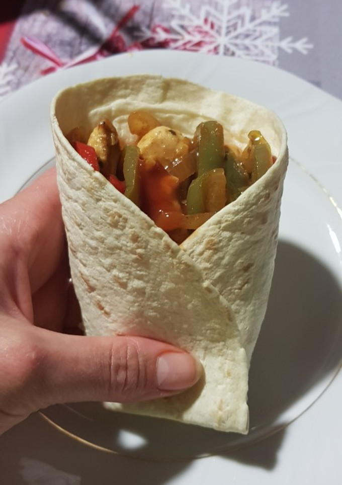 Una foto de Fajitas de pollo