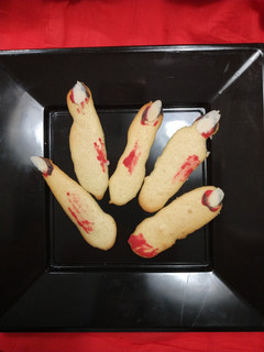 Foto principal de Galletitas Halloween: dedos ensangrentados