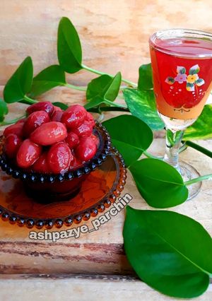 عکسی از دستور مربا و شربت زغال اخته 🌸