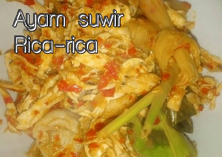 Ayam suwir rica-rica