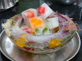 આઈસ ક્યૂબ વીથ આઈસ બાઉલ(ice cube with Ice bowl in Gujarati recipe)
