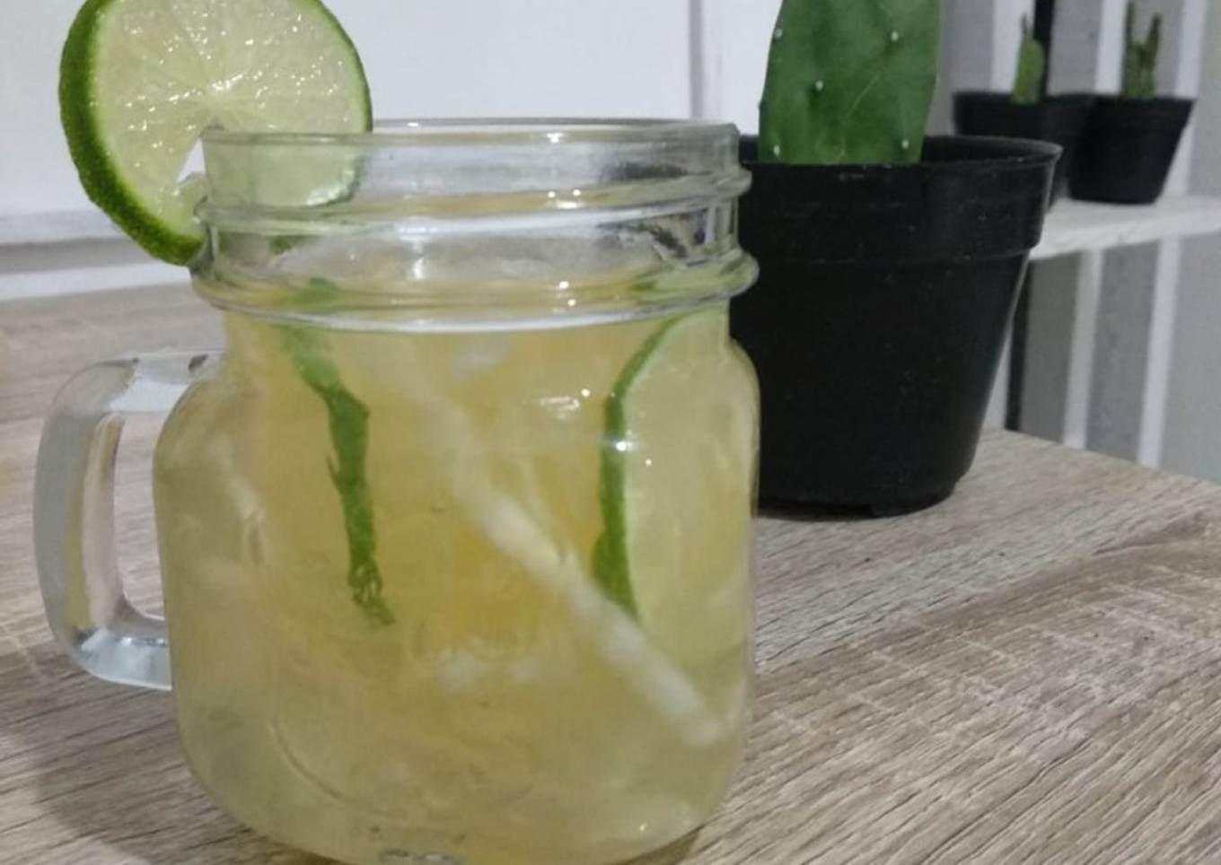Es melon+ jeruk nipis segerrr