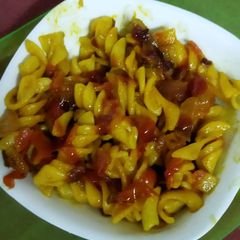 A picture of Punjabi style Pasta.