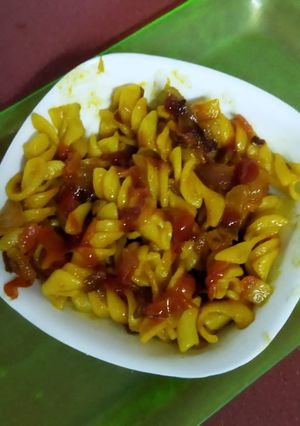 A picture of Punjabi style Pasta.