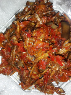 Foto resep Teri Sambal balado Terong Ungu