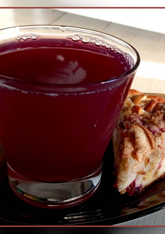 Виноградно-яблучний компот зі сливами 🍇