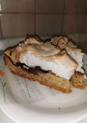 Szilvás torta szelet recept fotója