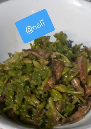 Foto resep Tumis Bunga Pepaya Teri