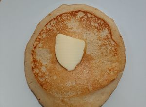 Una foto de Hot cakes de harina de maíz 🌽 (maseca)