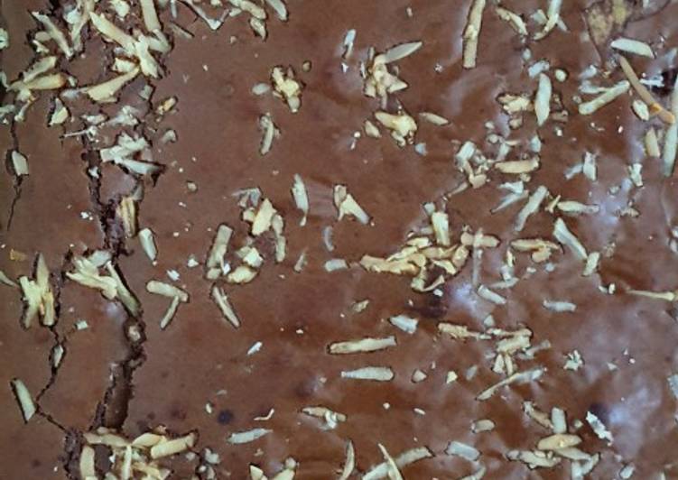 Resep Fudge Brownies Coklat Premium (lapisan atas shiny Crust) yang Enak Banget