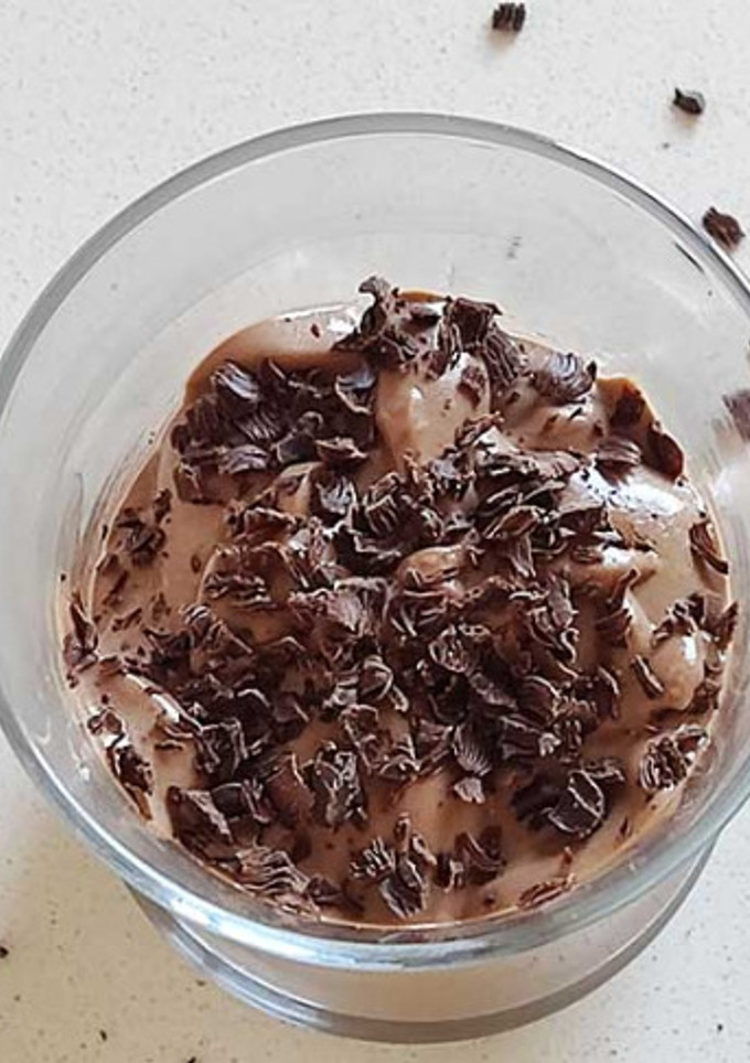 Una foto de Delicioso pecado de chocolate en vaso