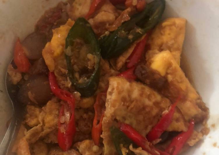 Telor Pedas Asam Manis