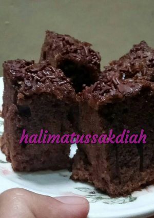Foto resep Brownies coklat teflon #beranibaking