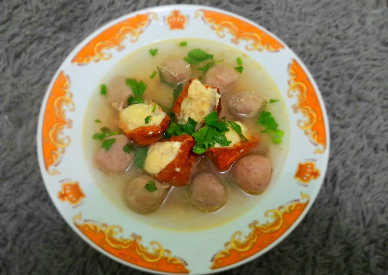 Bakso dan bakso tahu kuah