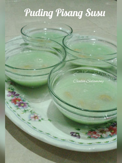 Foto resep Puding Pisang Susu