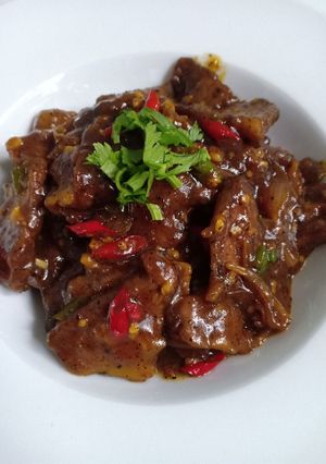 Foto resep Sapi Lada Hitam