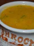Sopa de zapallo y choclo crema