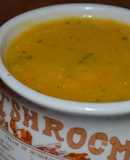 Sopa de zapallo y choclo crema