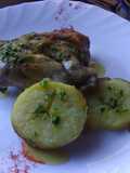 Conejo al horno
