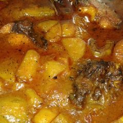 A picture of Rohu fish curry.