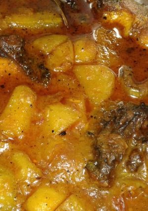 A picture of Rohu fish curry.